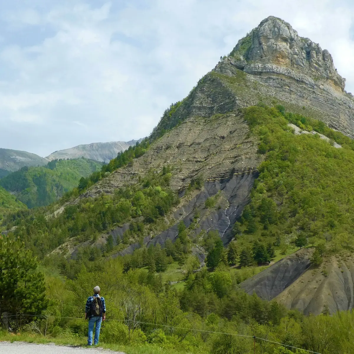 Paysages marneux en chemin