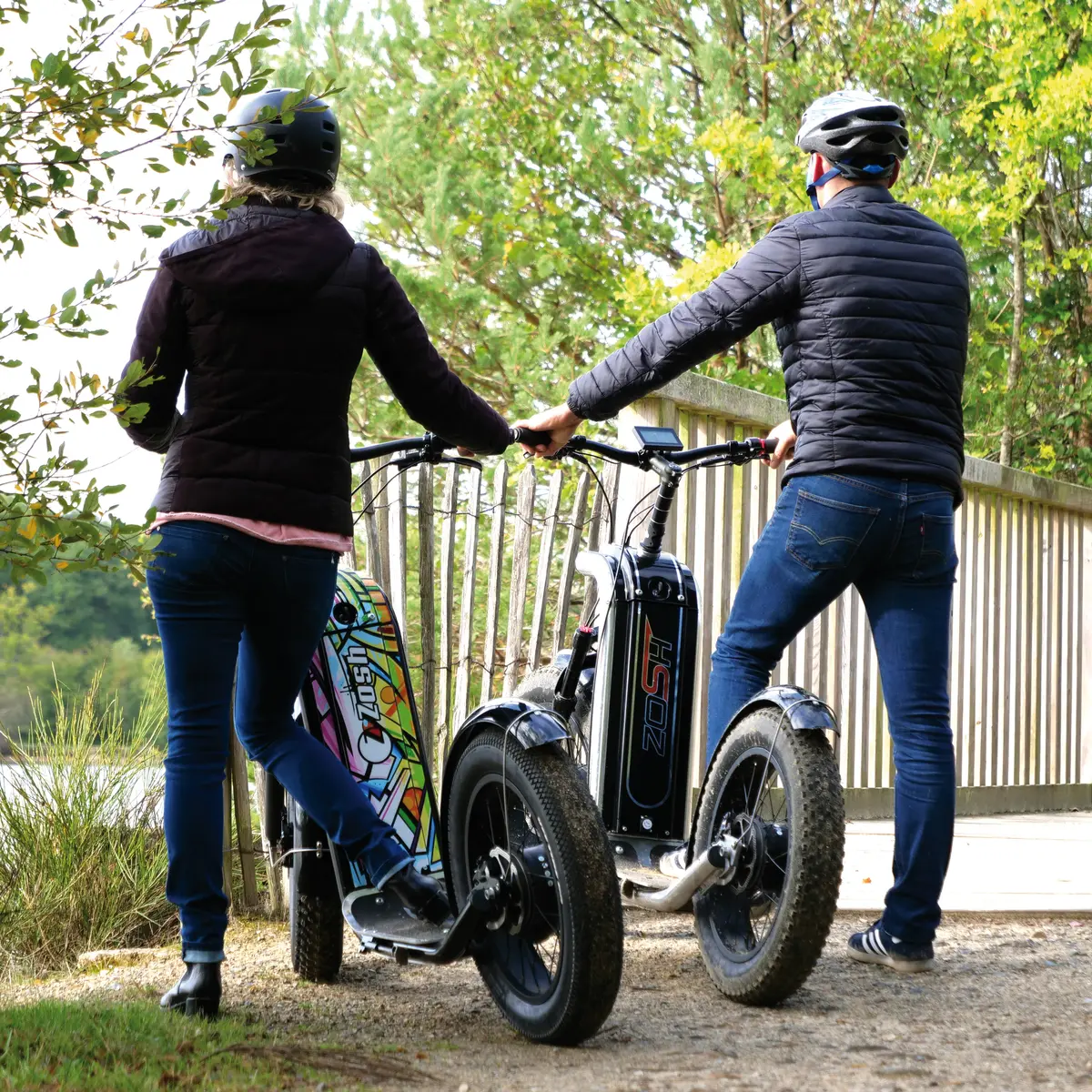 Trottinettes électriques tout terrain