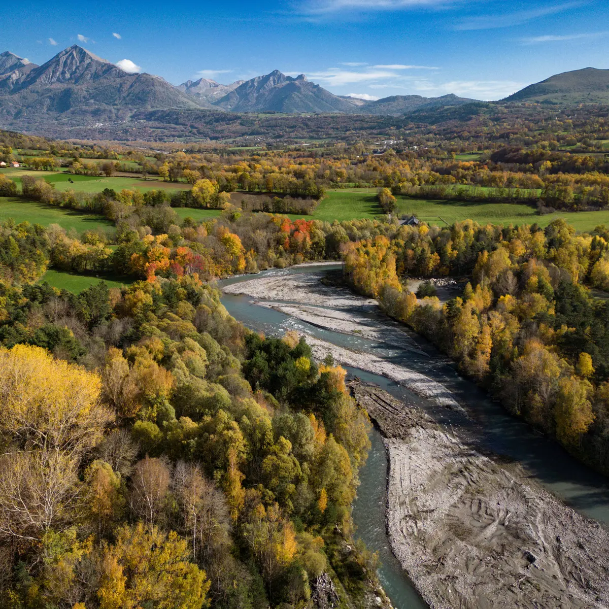 Itinéraire voie douce Champsaur au Valgaudemar