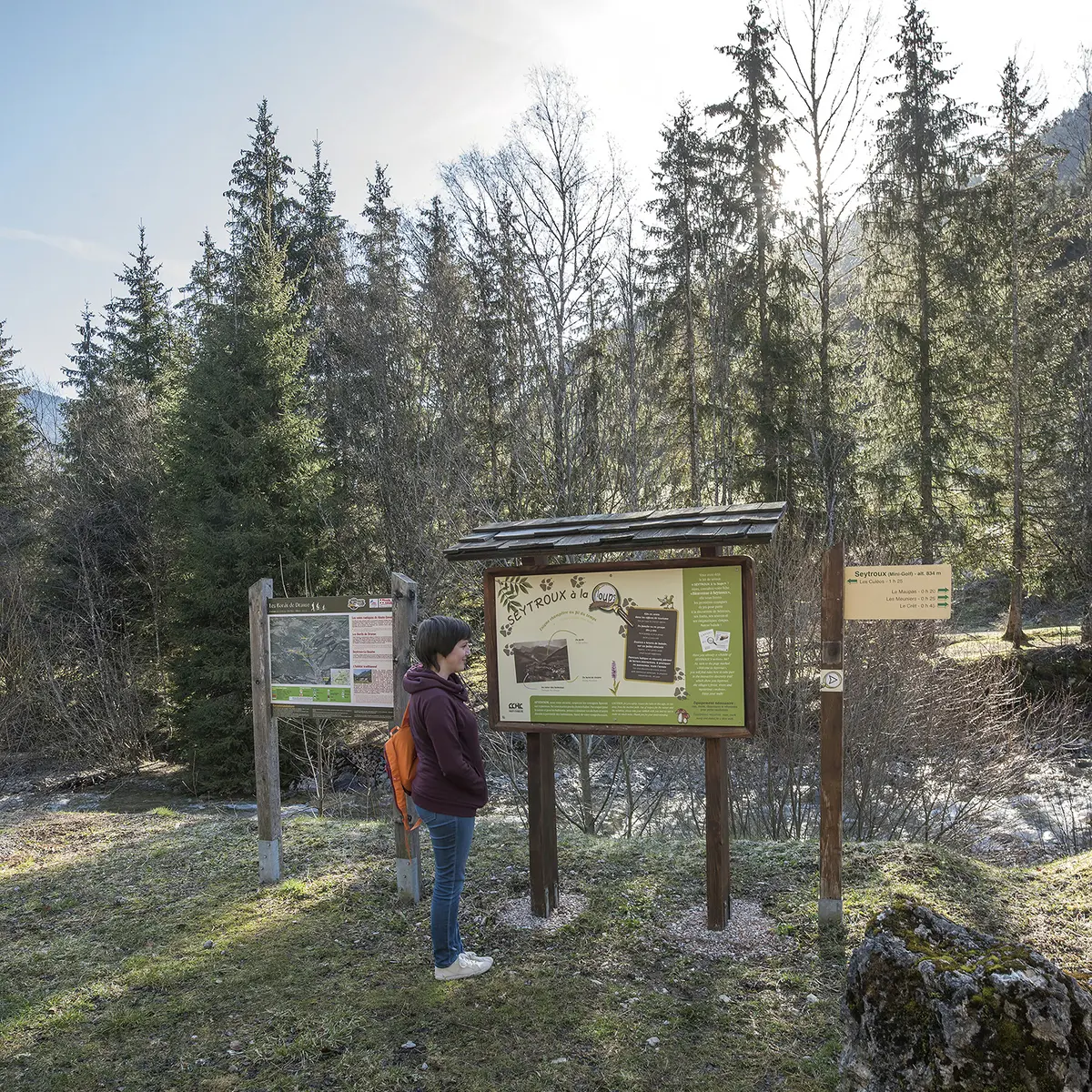 Sentier ludique Seytroux à la loup's