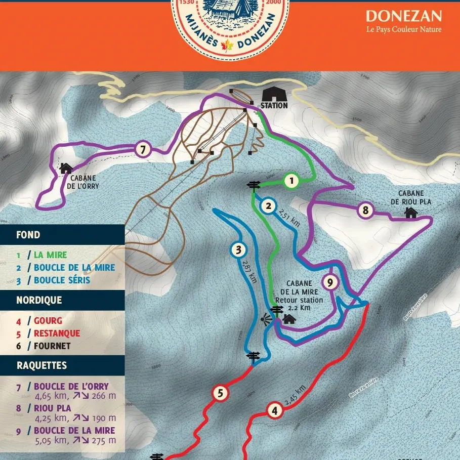 Plan de l'espace nordique