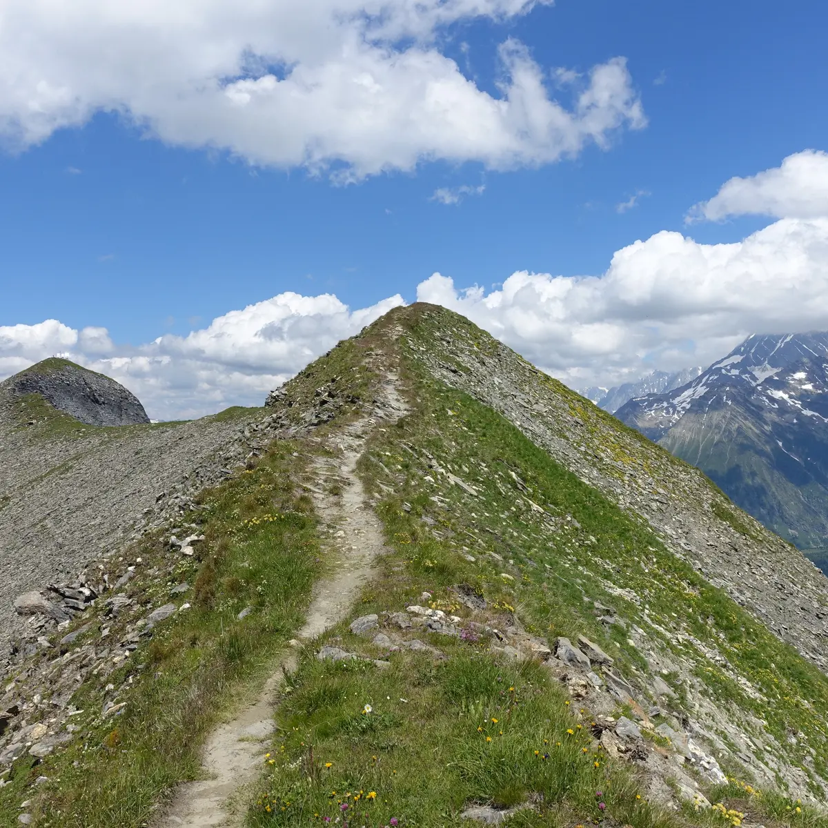 Sentier de crête du Mont Joly - Photo sous licence Creative Commons https://creativecommons.org/licenses/by-sa/2.0/