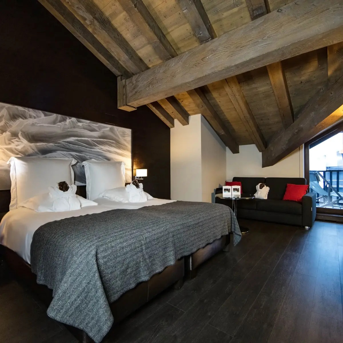 Chambre - Hôtel Avenue Lodge - Val d'Isère