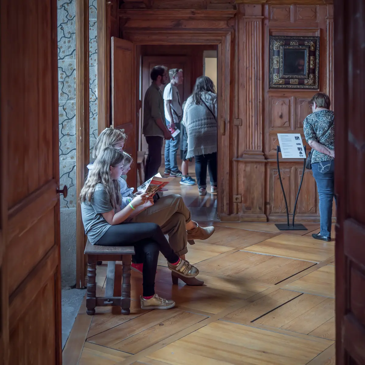 Visite au château