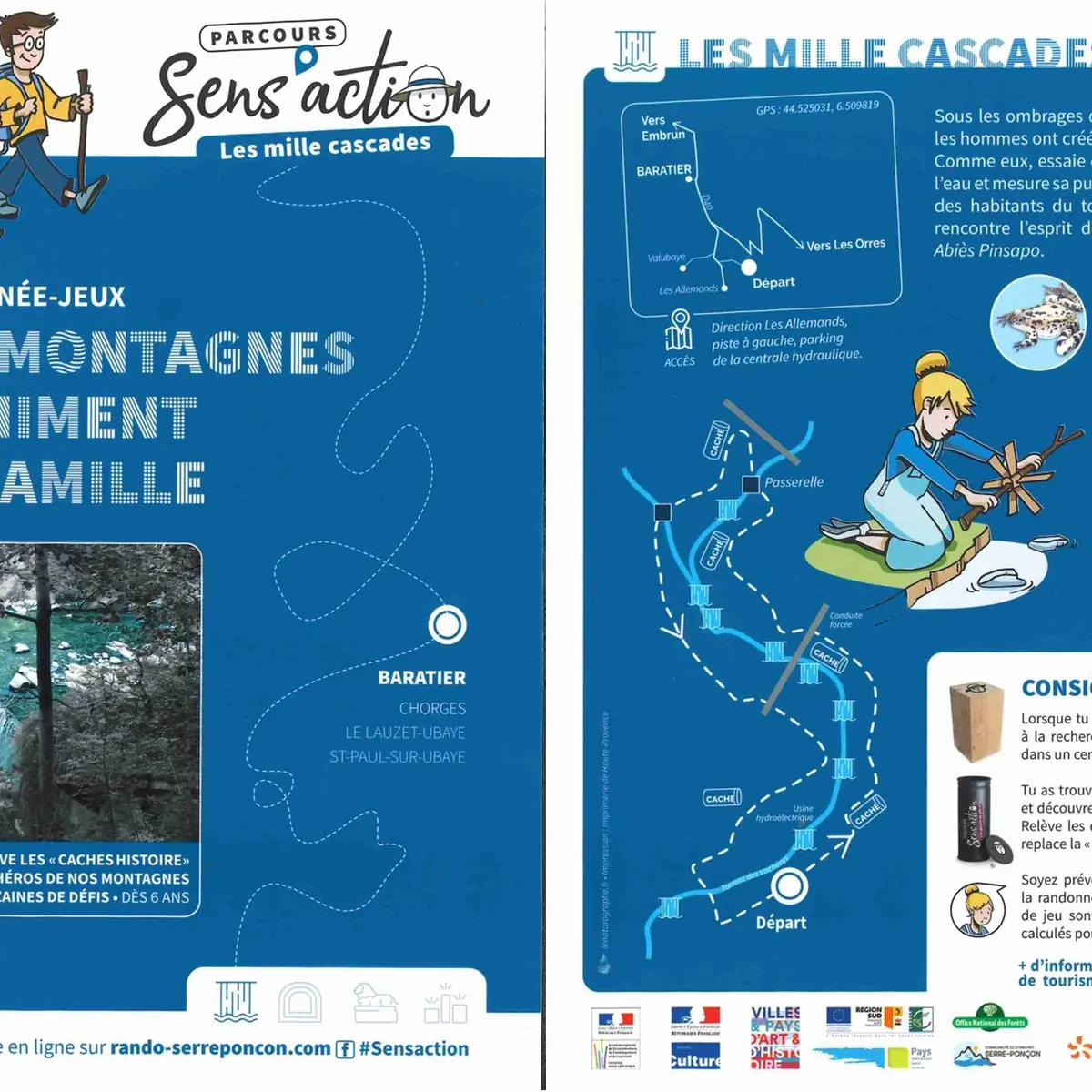 Parcours sens'action Les milles cascades