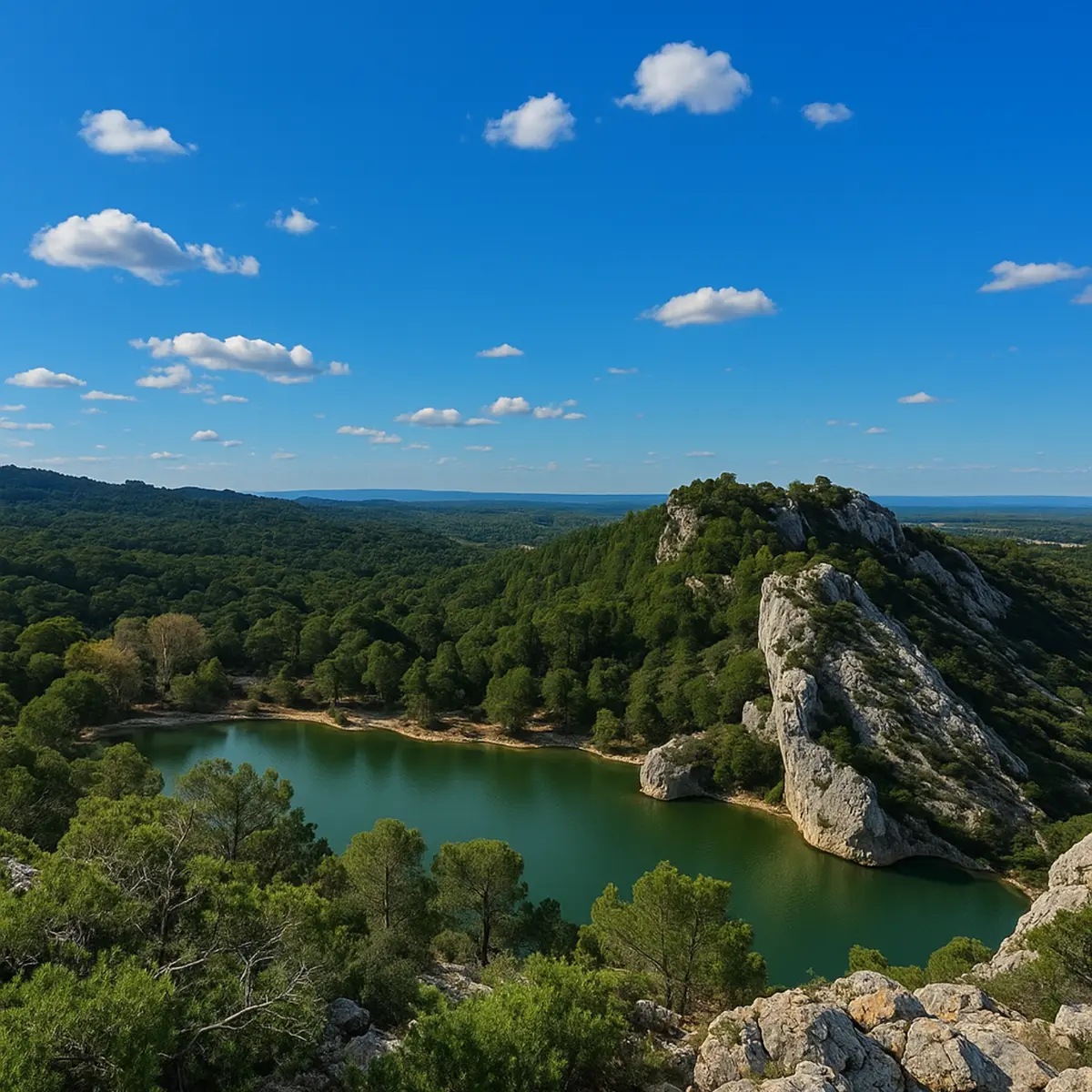 Klettergebiet_Saint-Remy-de-Provence_See_Peiroou