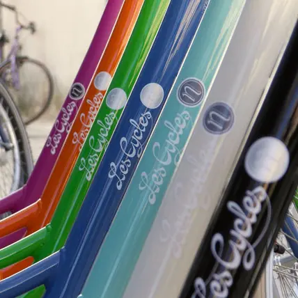 Cadre vélo logoté Les Cycles N