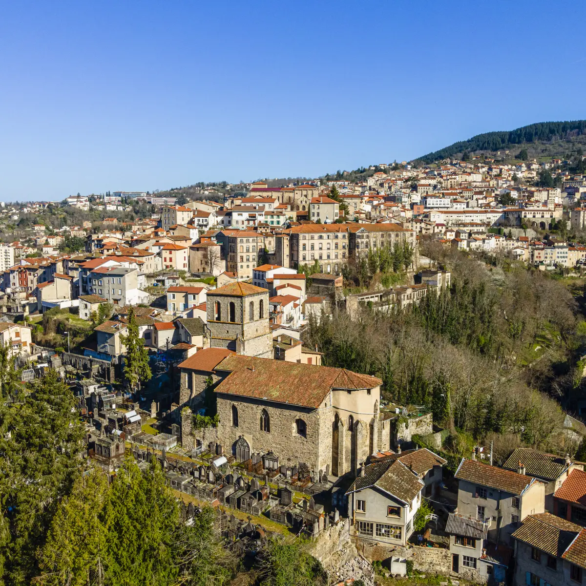 Vue sur la ville de Thiers