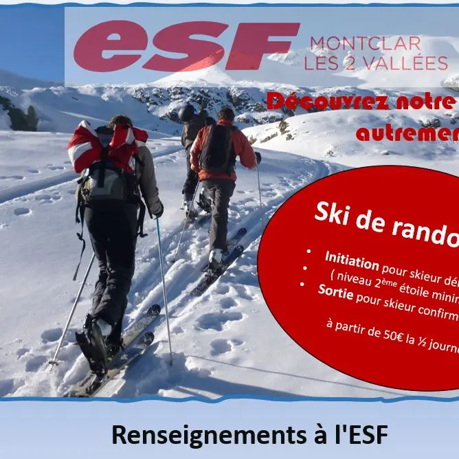 Initiation Ski de randonnée à Montclar