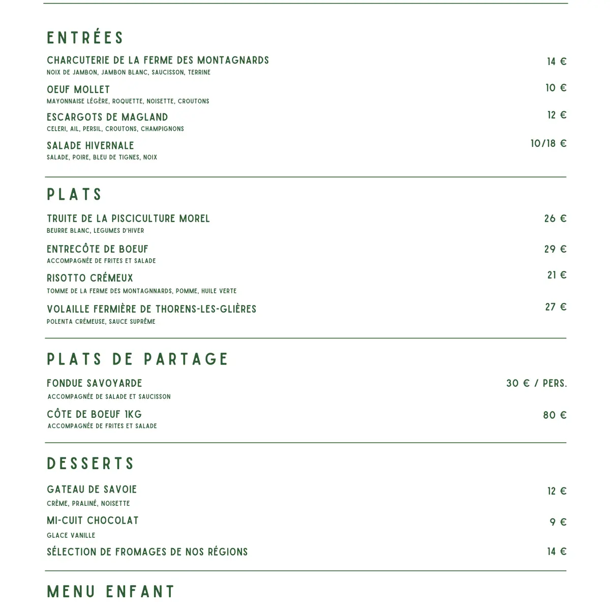 Menu Hiver 25-26