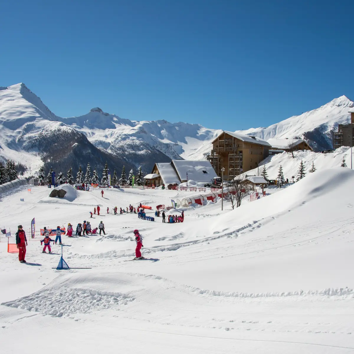 Jardin des piou-piou à Orcières Merlette