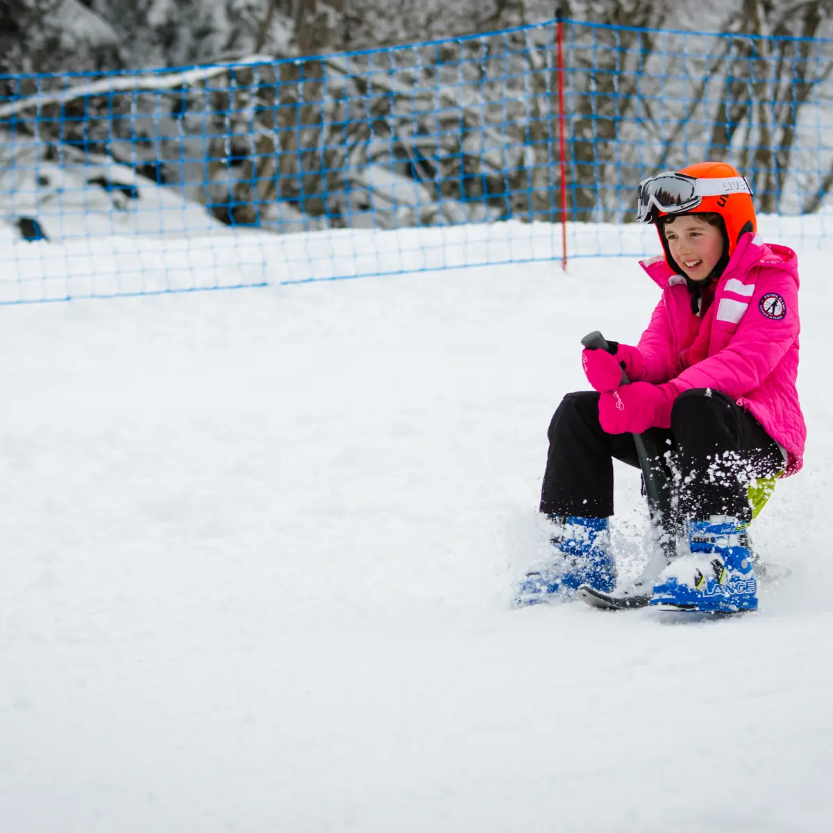 Descente en paret à Passy Plaine-Joux