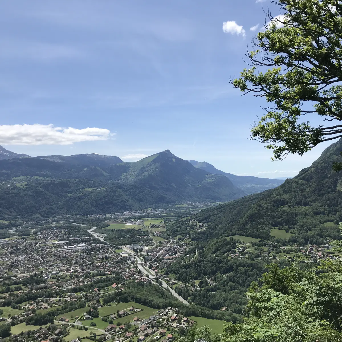 Vue sur la Vallée de l'Arve