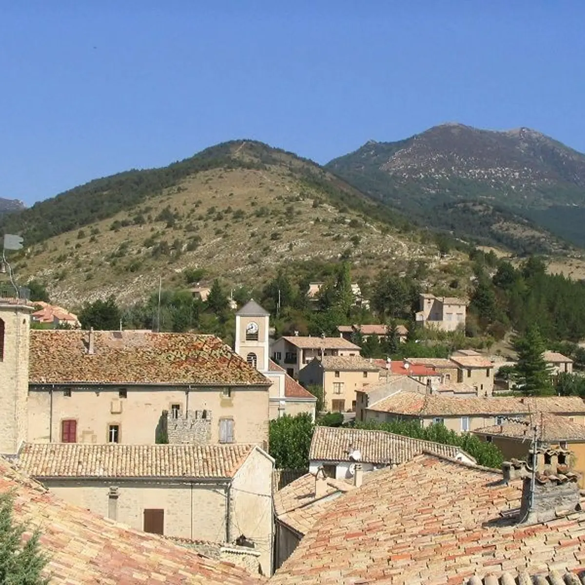 Rosans depuis les hauteurs