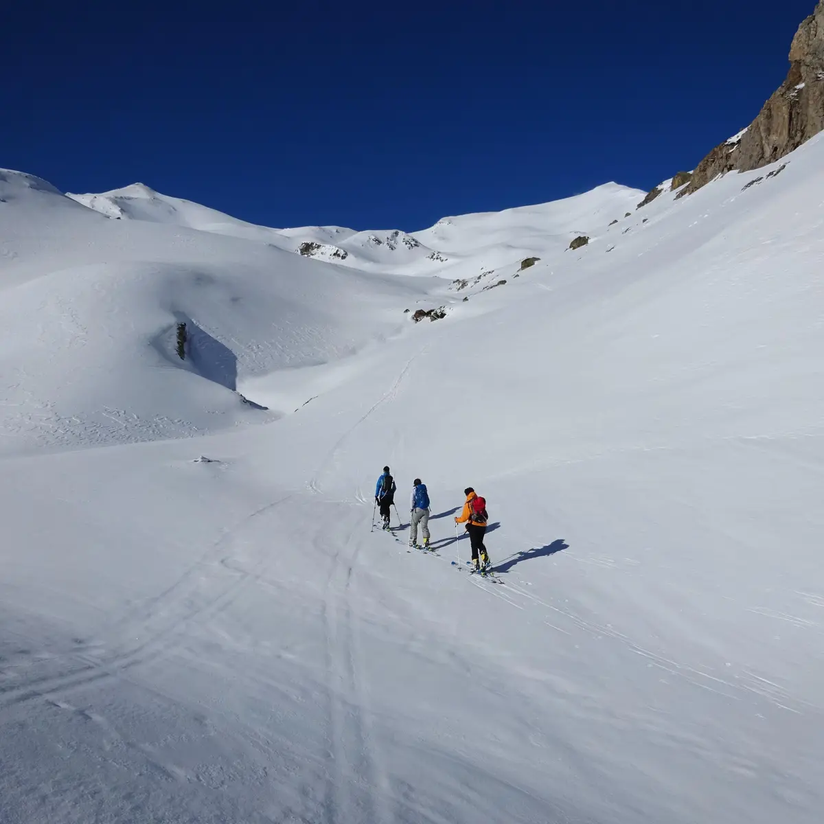 Ski de randonnée avec le Chalet d'en Hô