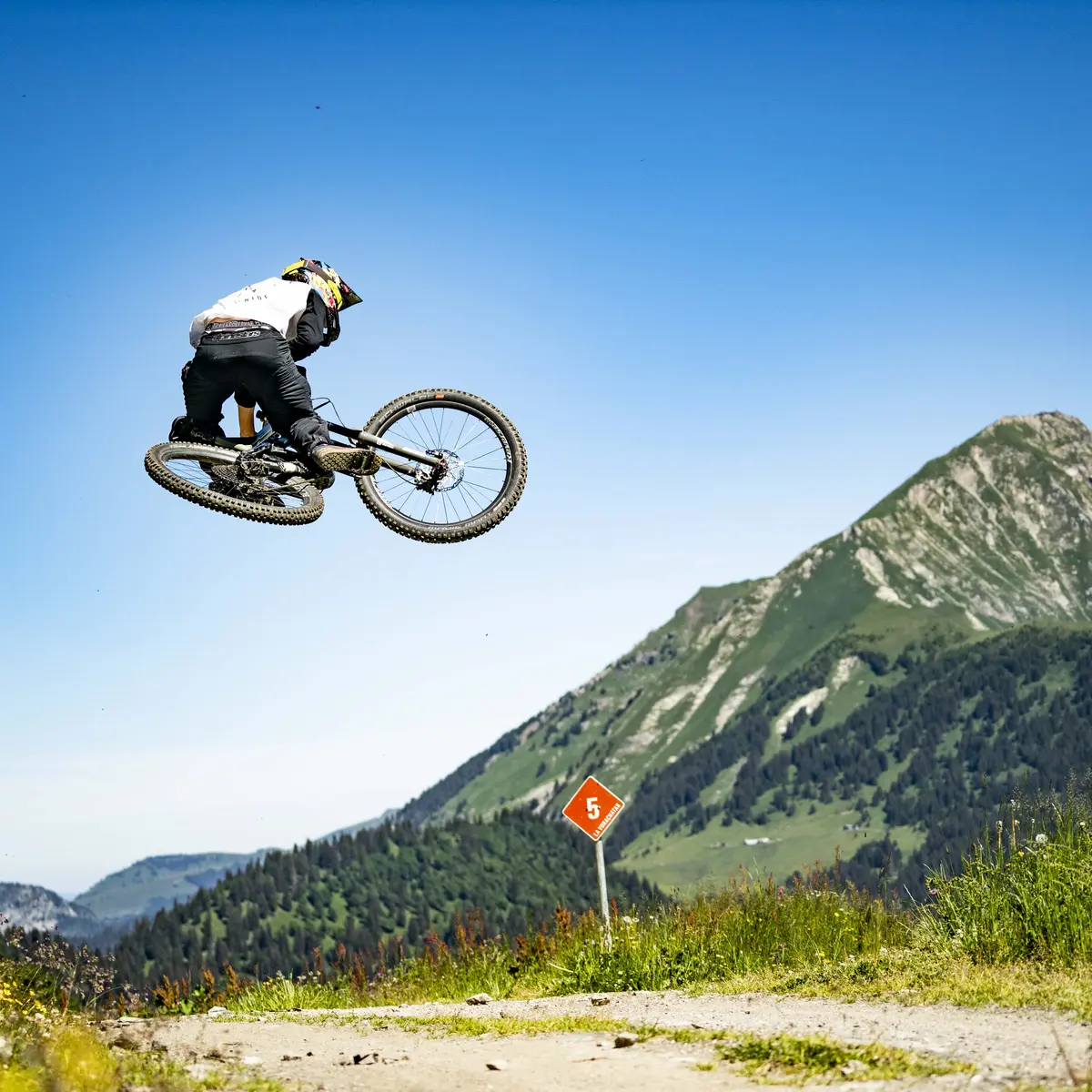 Piste VTT la Vink line- Partie Supérieure