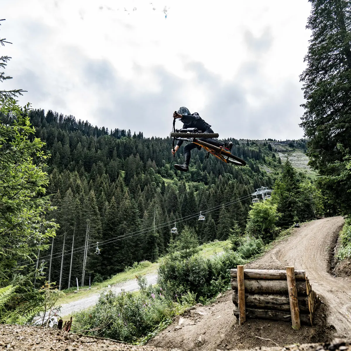 Piste VTT La Fluid du Bike Park de Châtel