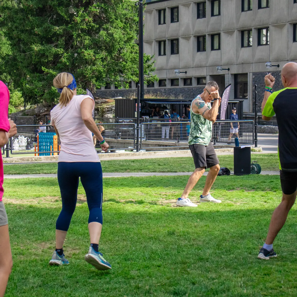 L'entraineur en pleine explication