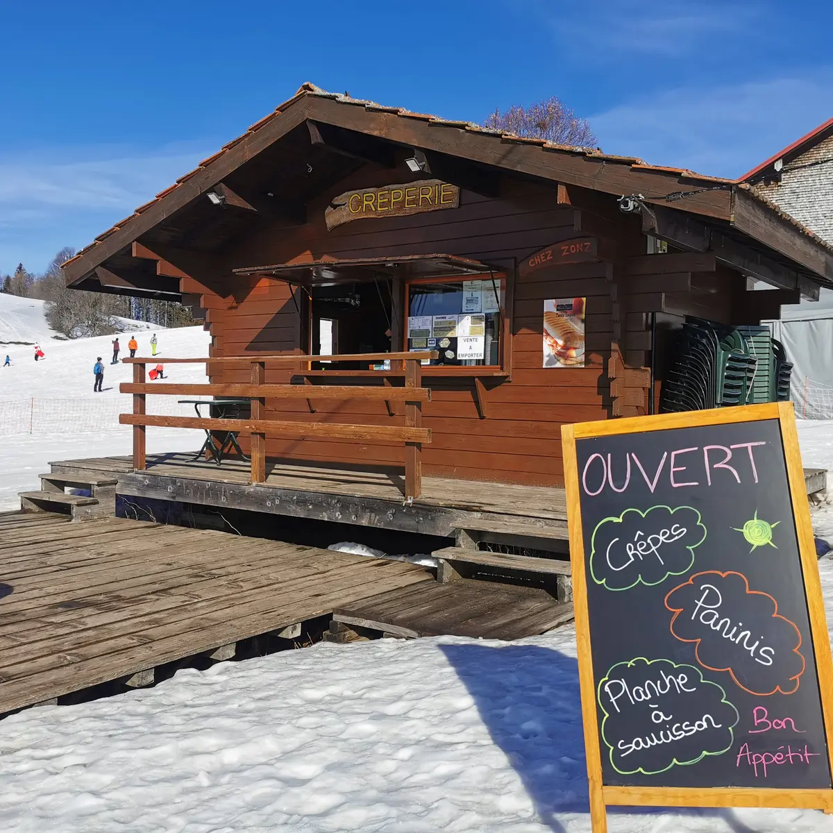 Photo du chalet de la crêperie