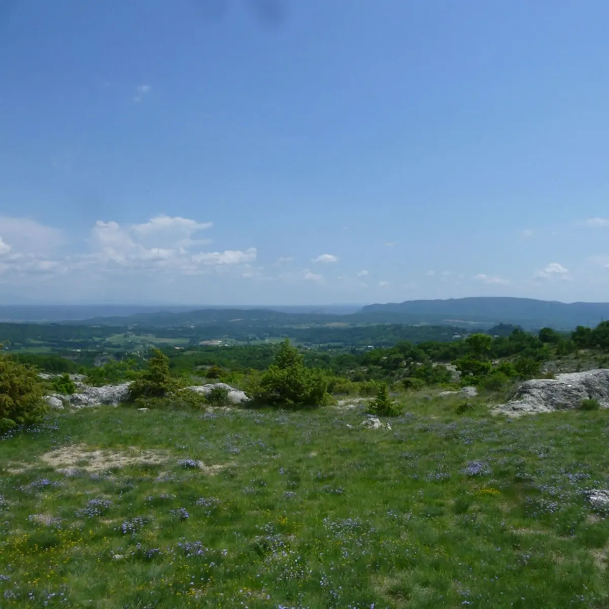 Vue sur le Luberon oriental