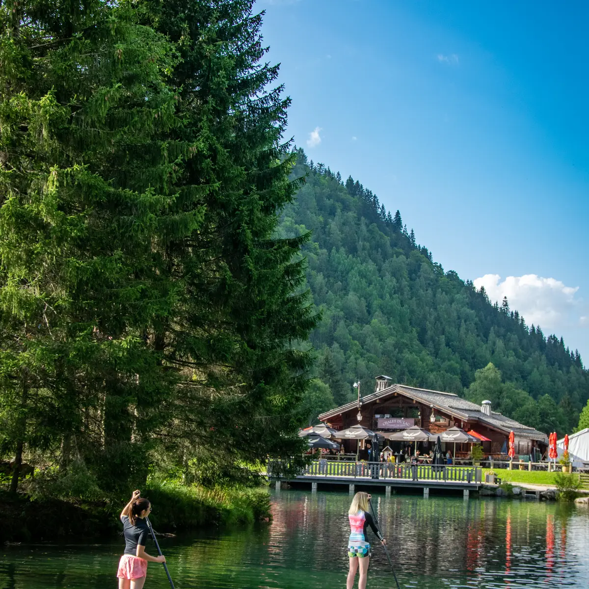 Paddle sur le lac du Pontet