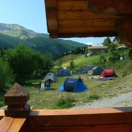 Intérieur du Camping en été