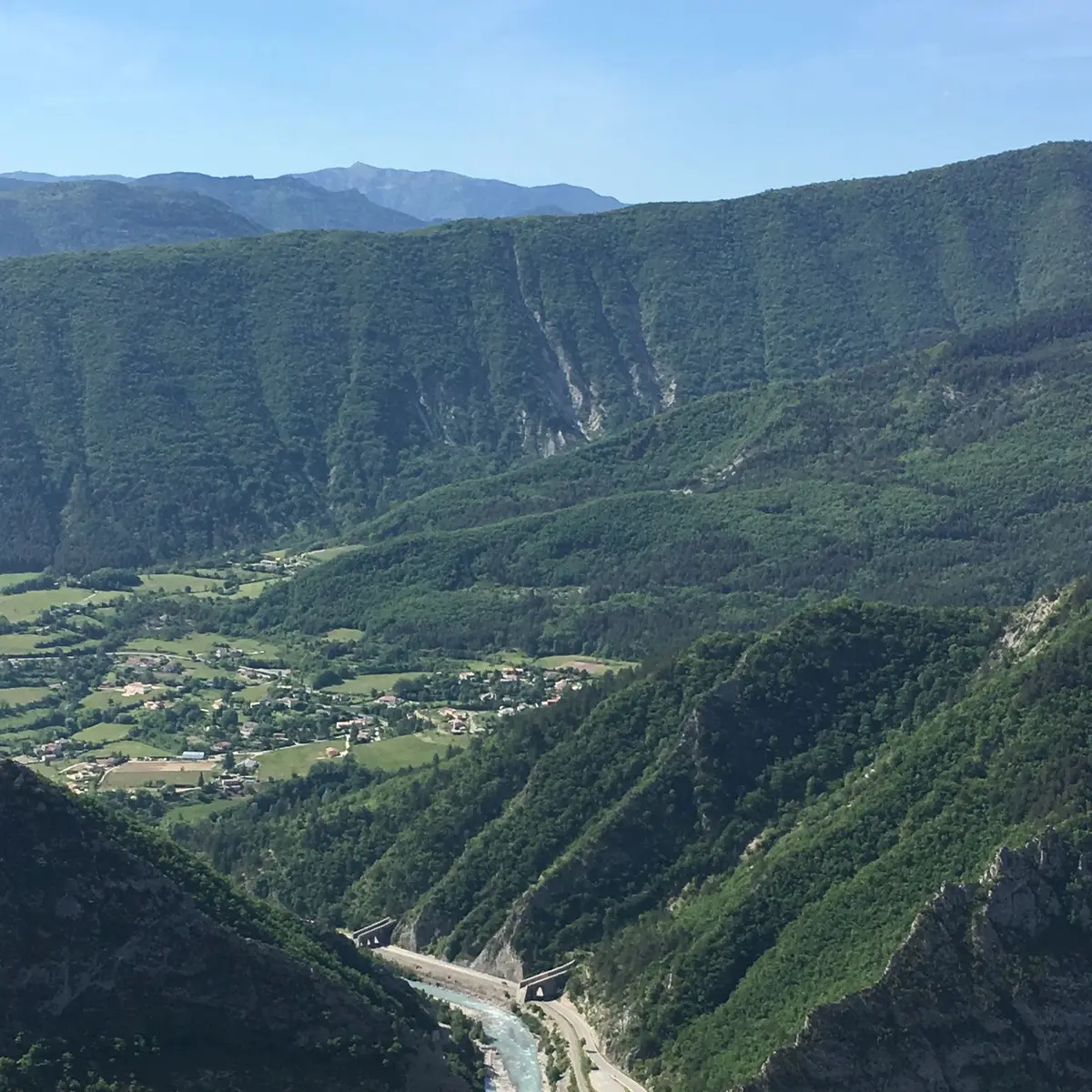 Vue sur le Plan d'Entrevaux