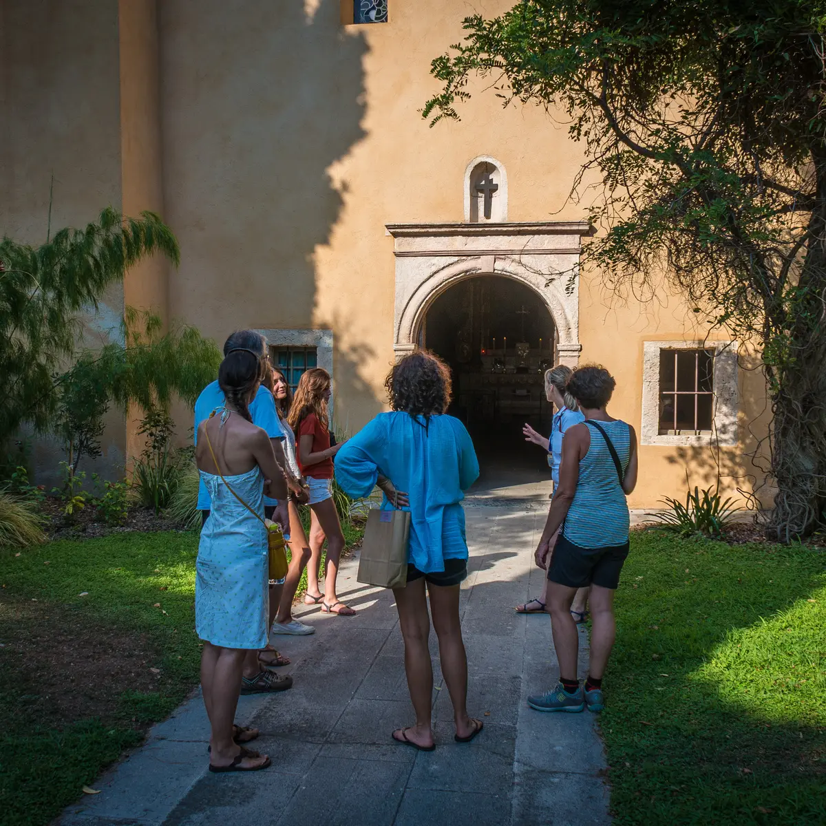 Devant la Chapelle Saint François de Paule