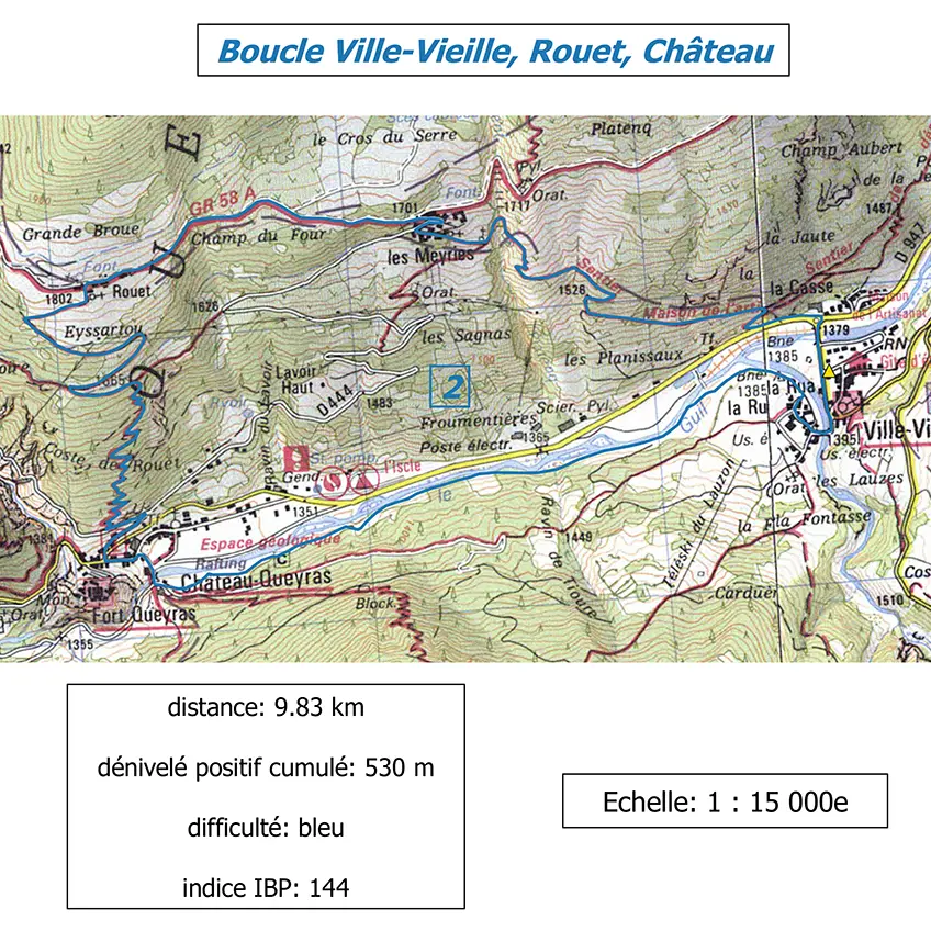 Boucle Ville-Vieille, Rouet, Château