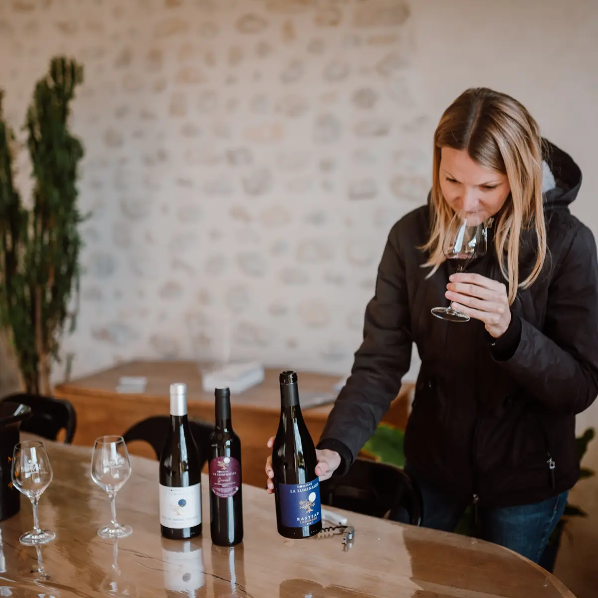 Dégustation au Domaine la Luminaille