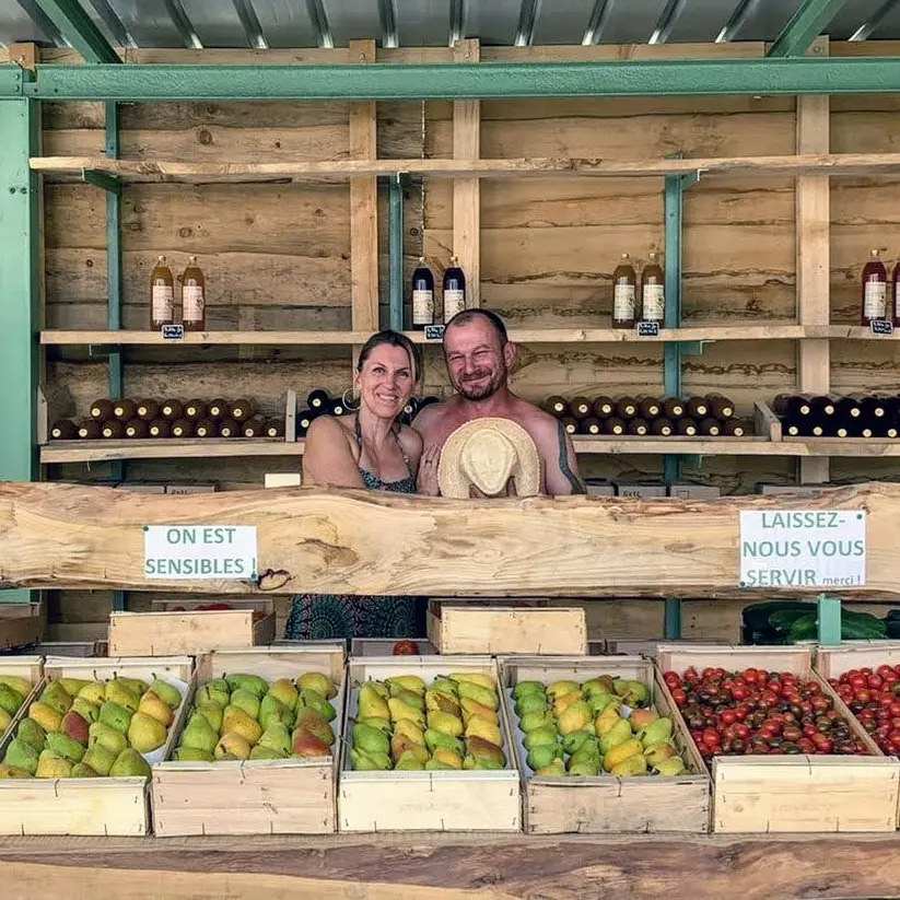 Stéphanie et David du verger des mésanges