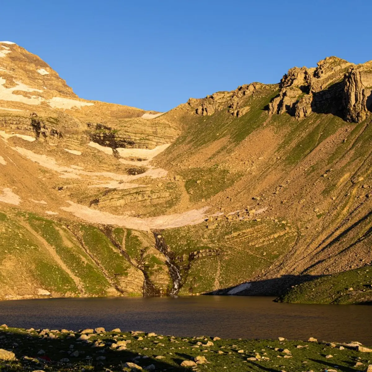 Le lac Palluel au lever du soleil
