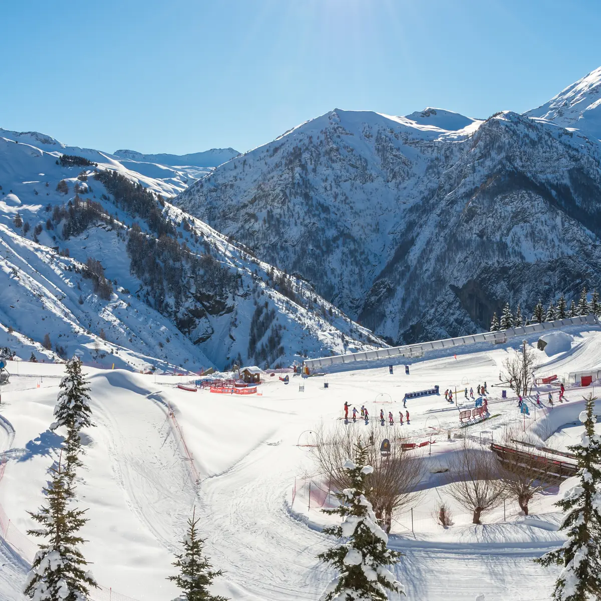 Piste du jardin des neiges d'Orcières 1850