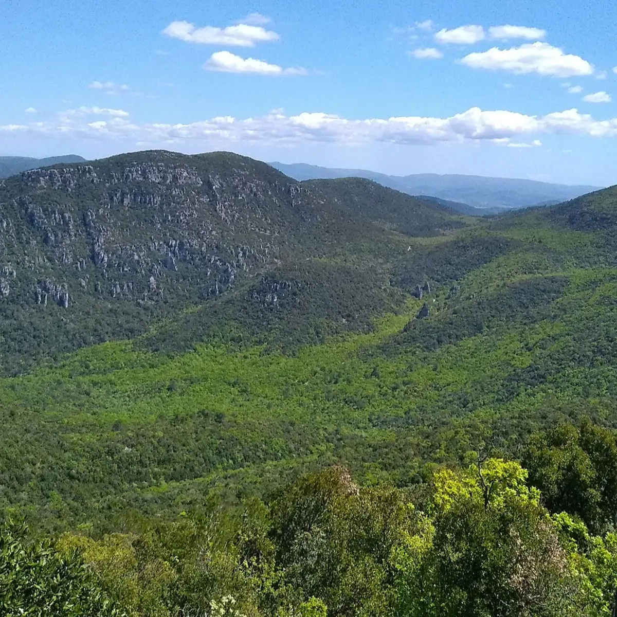 Vue panoramique sur une partie de Siou Blanc
