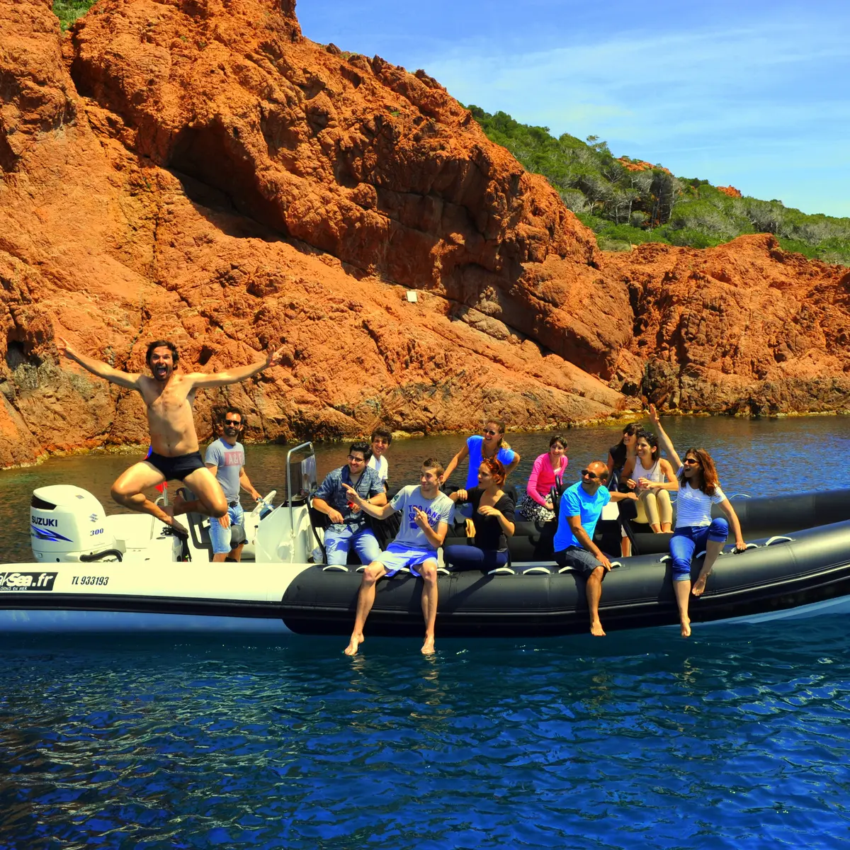 Excursion en mer - Roches rouges de l'Estérel