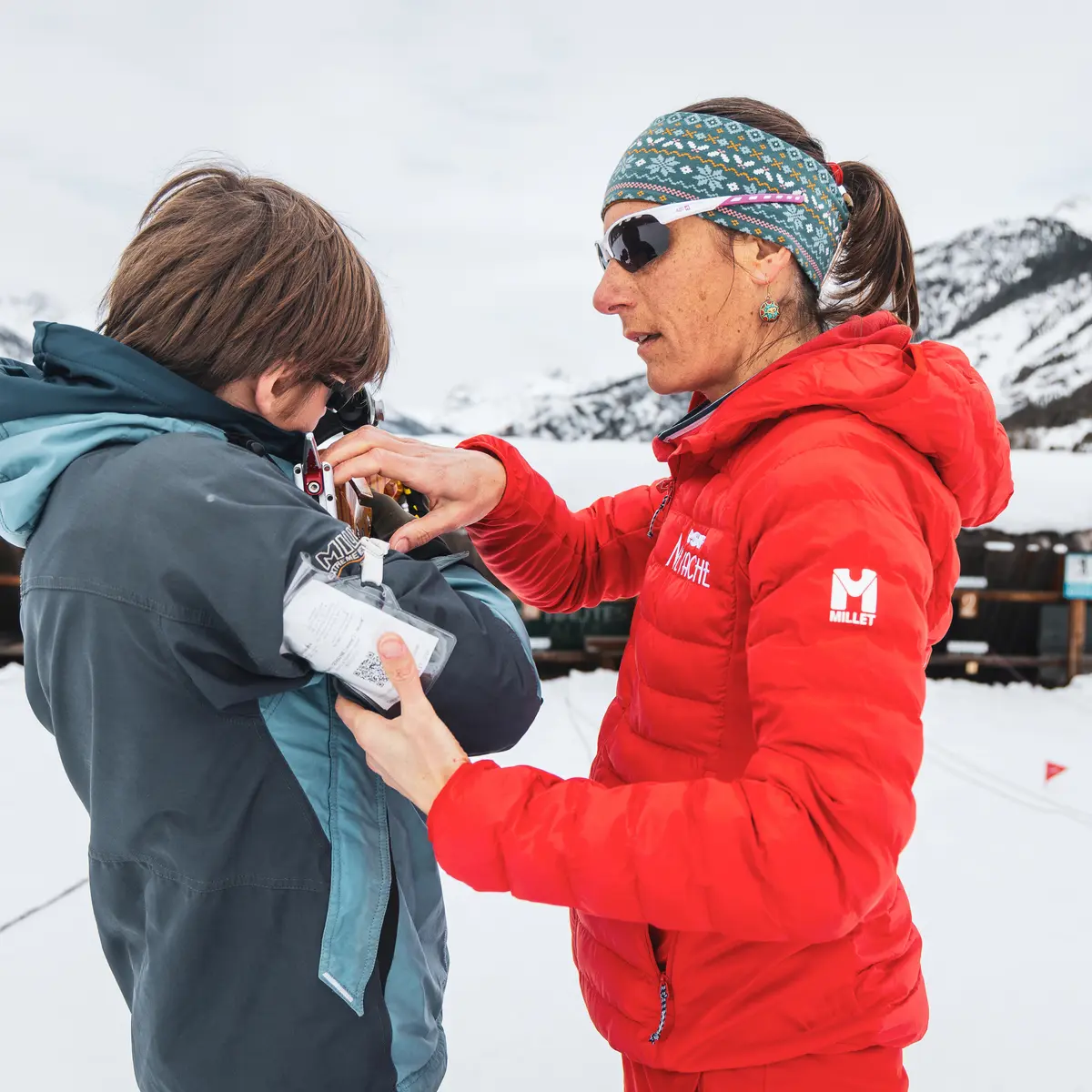 Cours de biathlon avec l'ESF Nevache