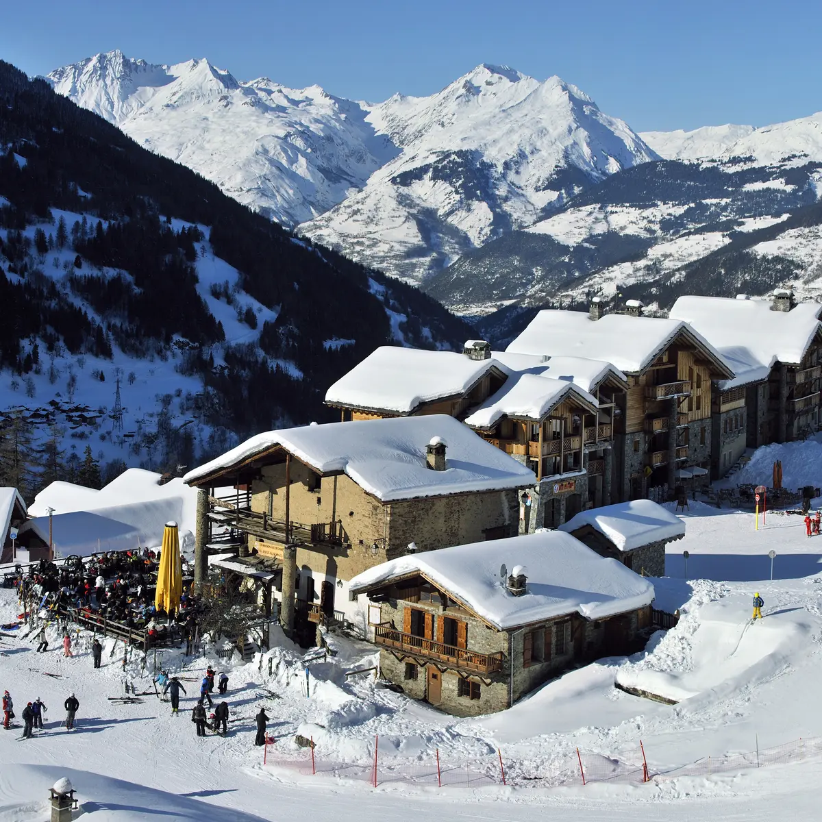 La Maison à Colonnes en hiver