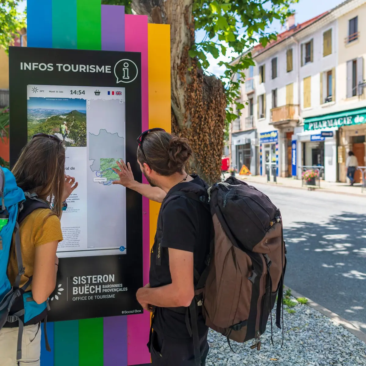 Borne numérique de Laragne