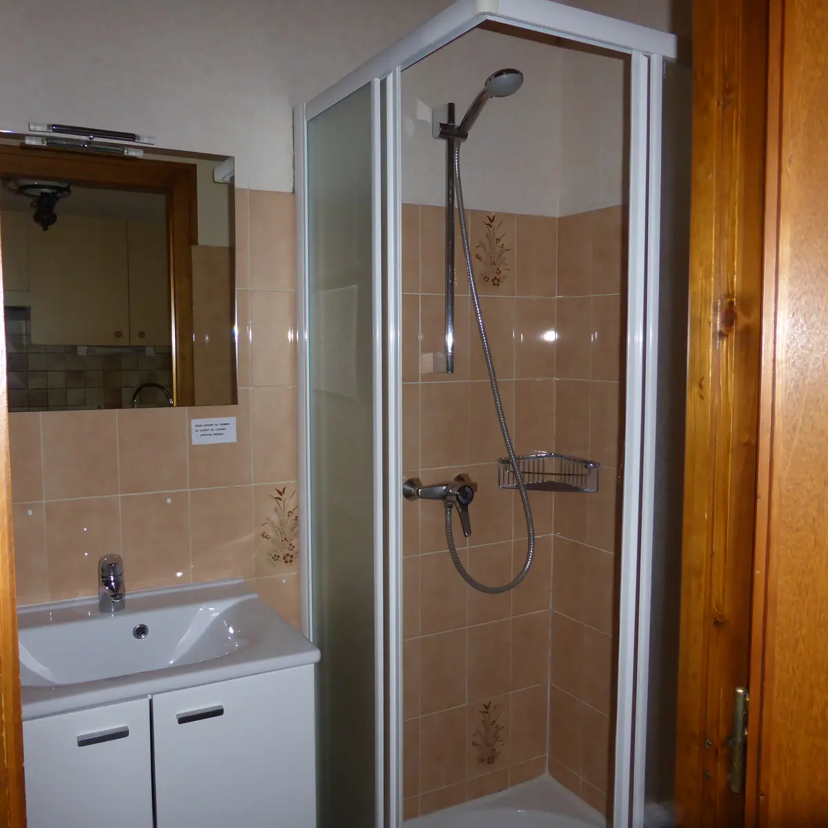 Salle de bain avec douche/Bathroom with a shower-Pont de Suize n°2-Le Grand-Bornand