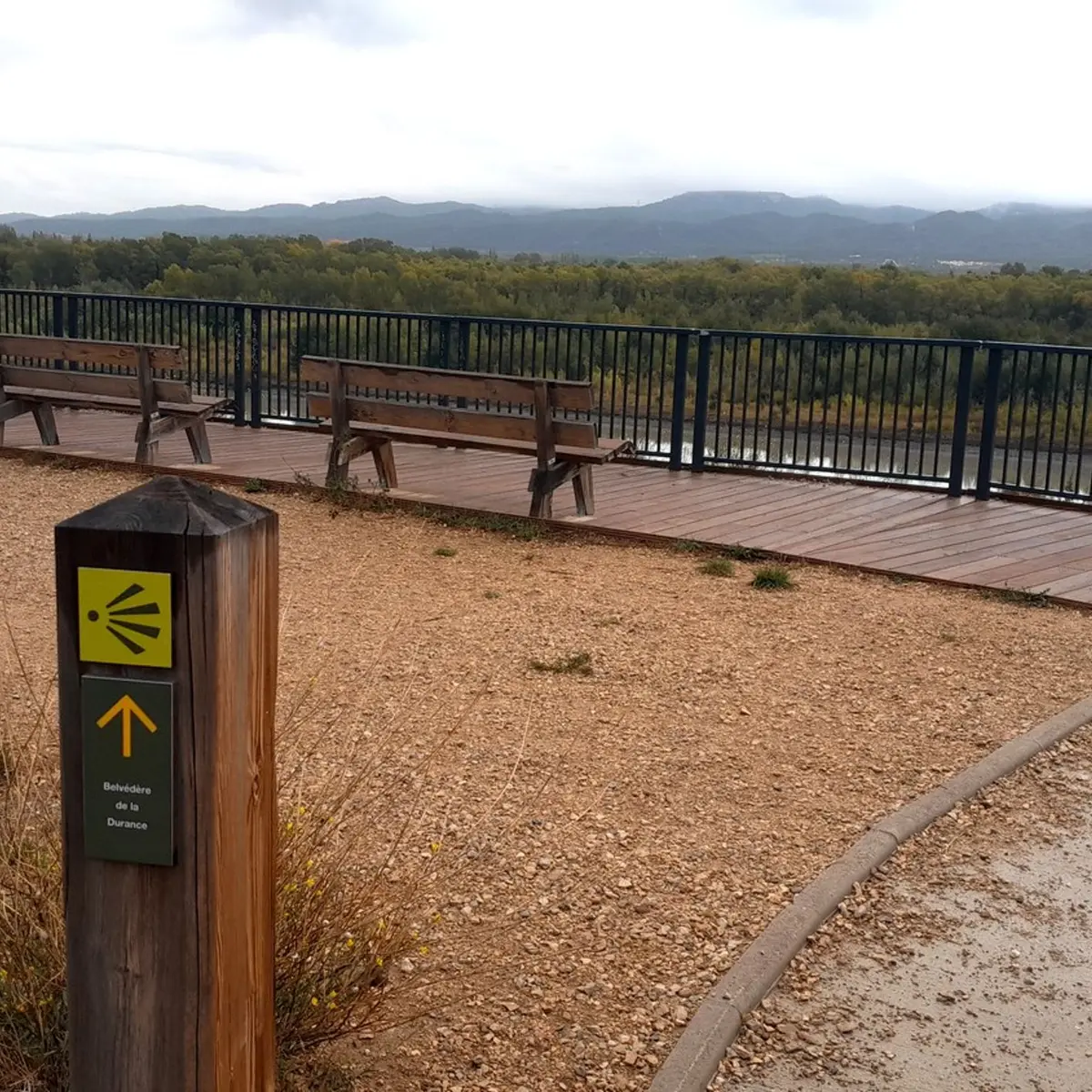 Belvdère sur la Durance