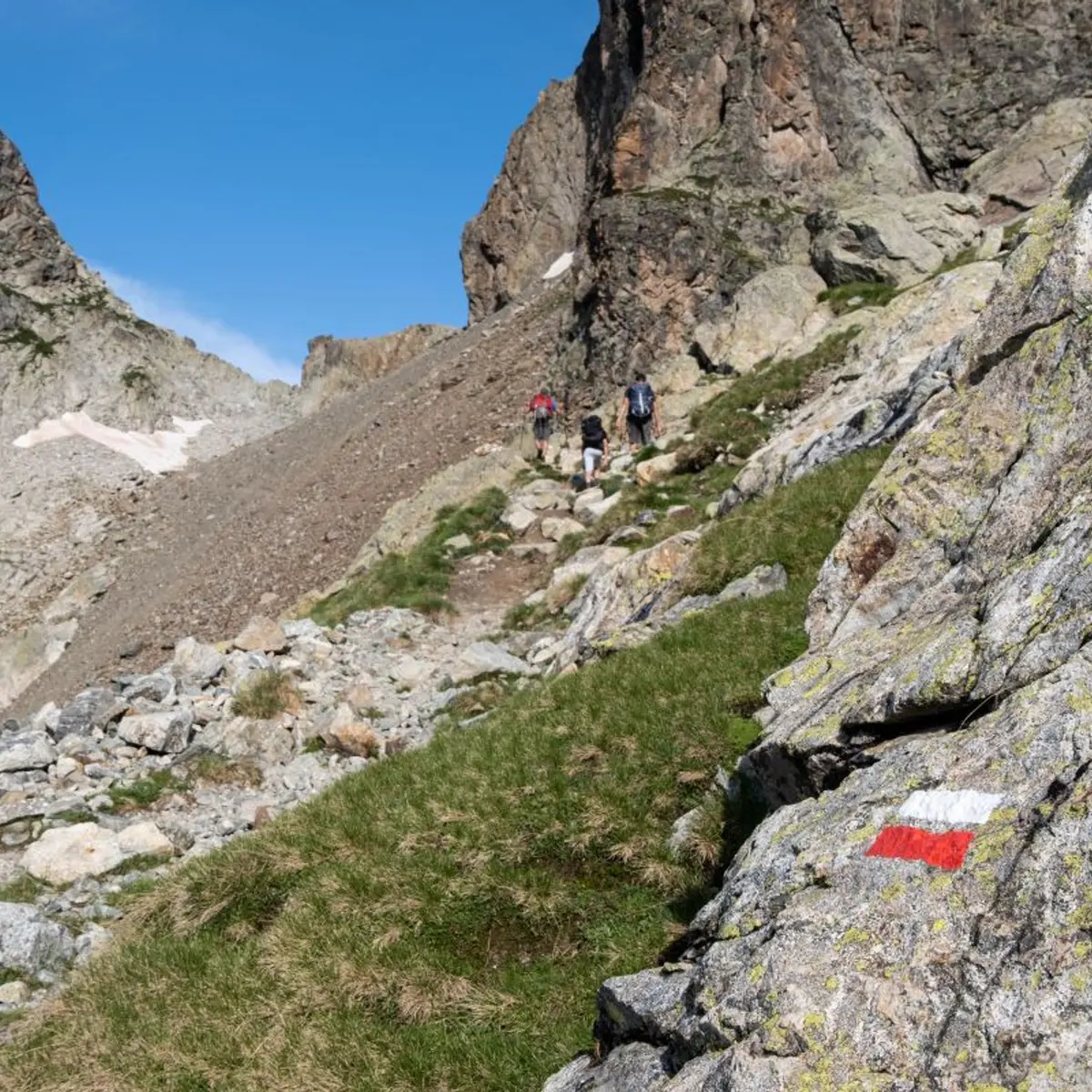 Montée vers le Pas de l'Olan