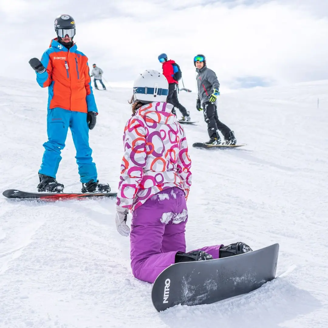 Cours collectifs snowboard Oxyski