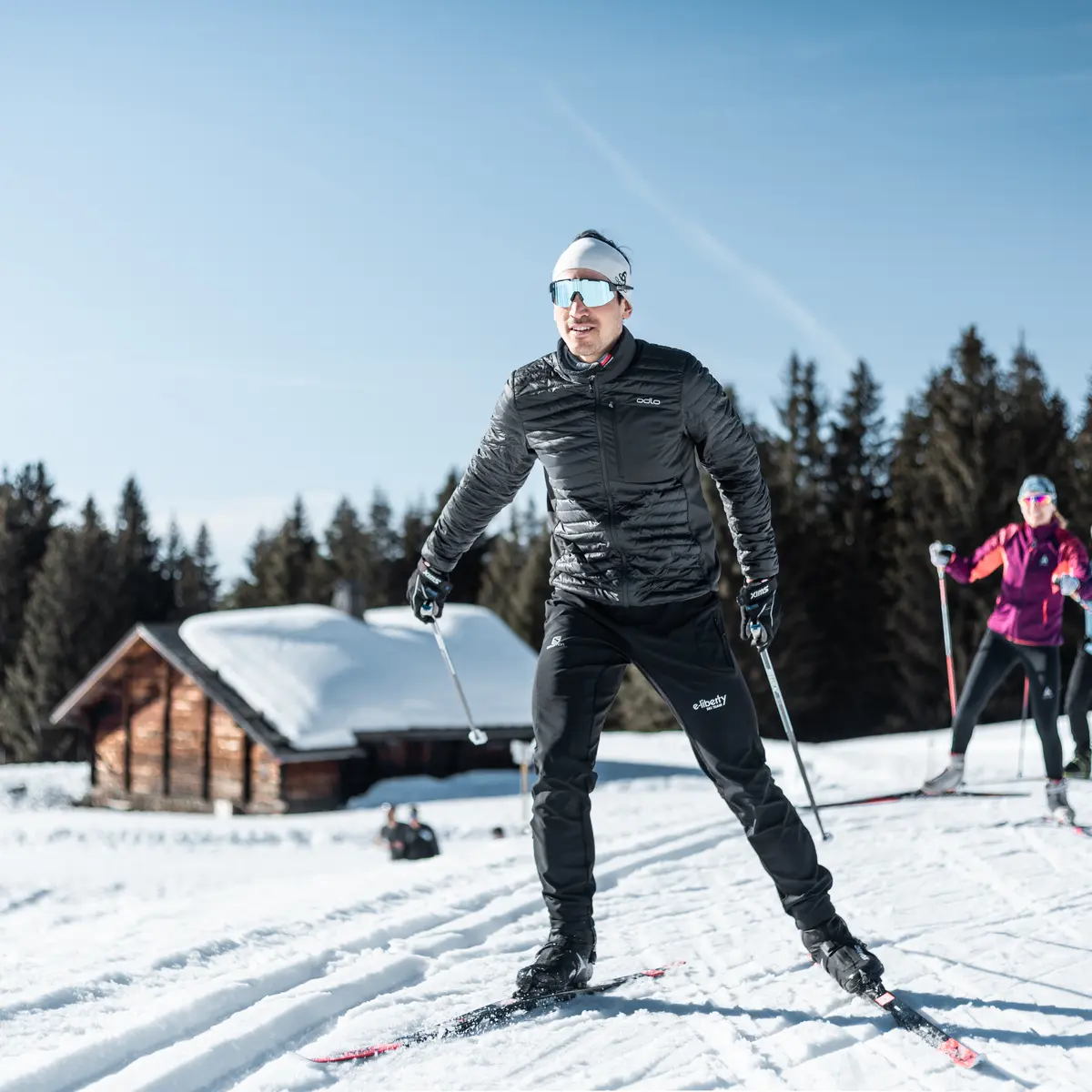 Une vue de rêve en ski de fond