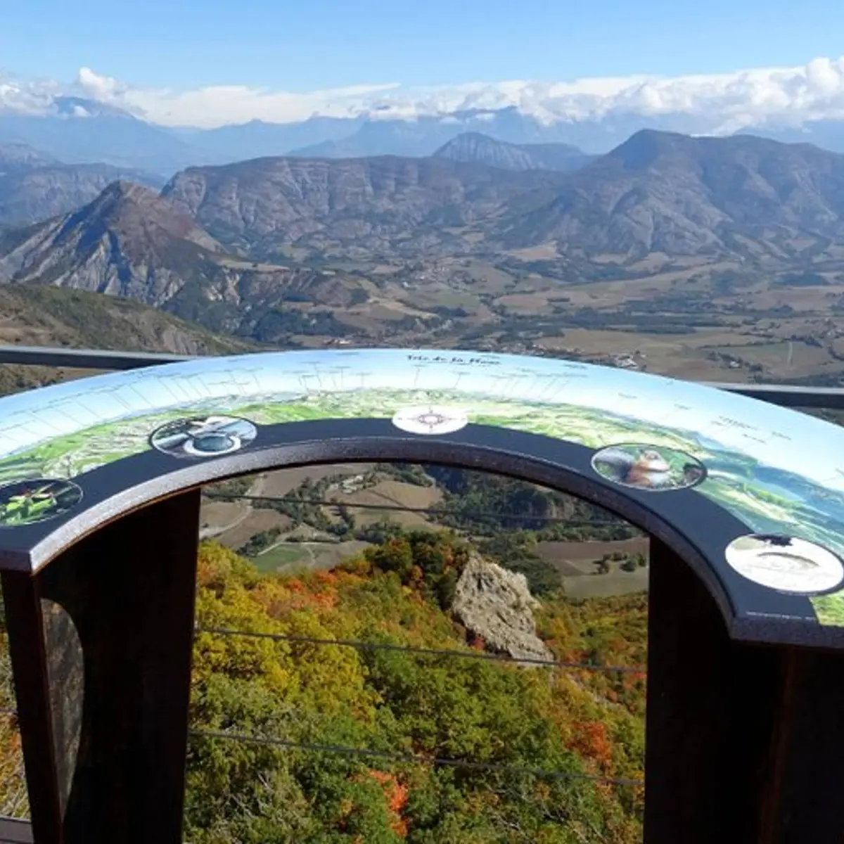 Table d'orientation de la Tête de la Plane