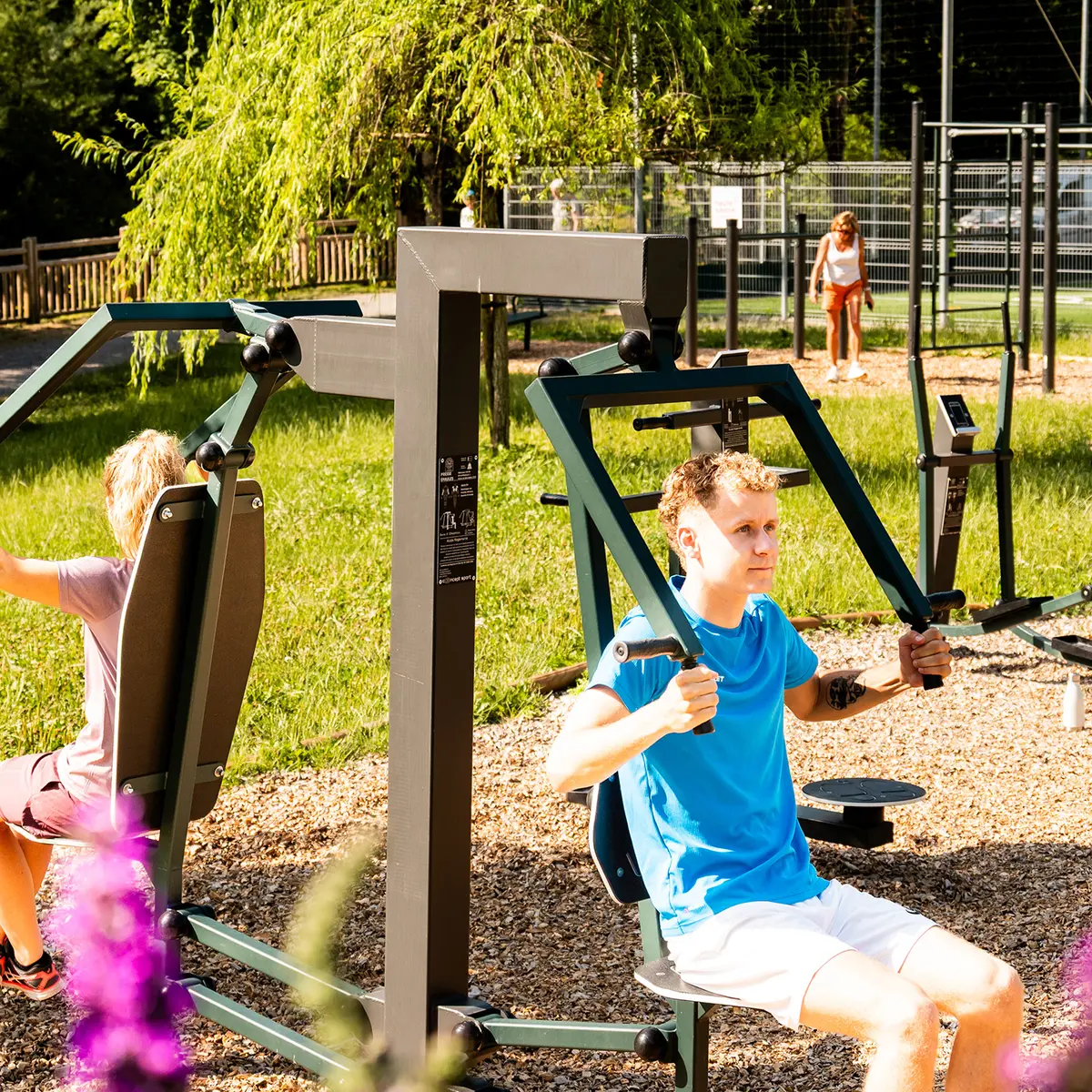 Aire de fitness en plein air_Le Grand-Bornand