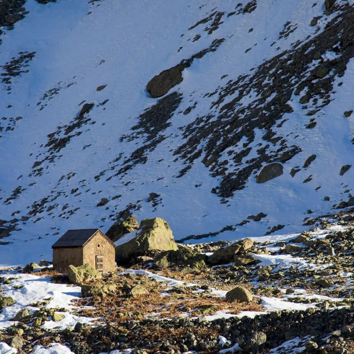 Refuge Tuckett à l'automne