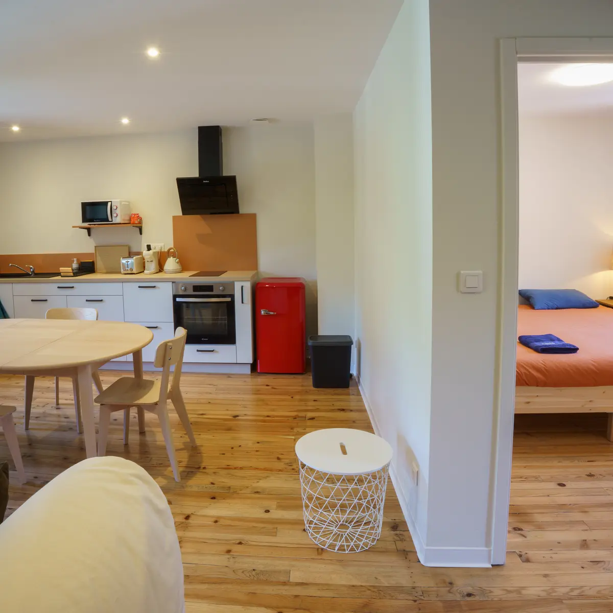 séjour et chambre