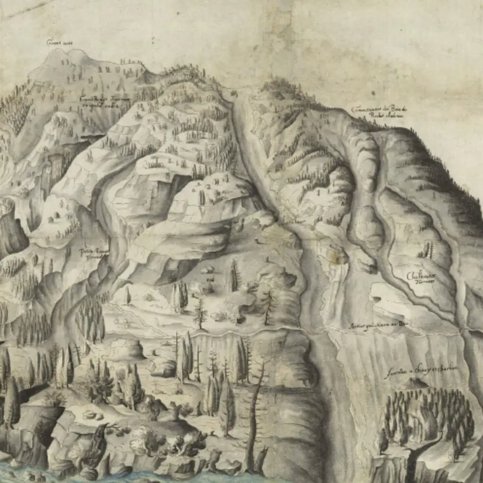 Plan four à chaux Villard