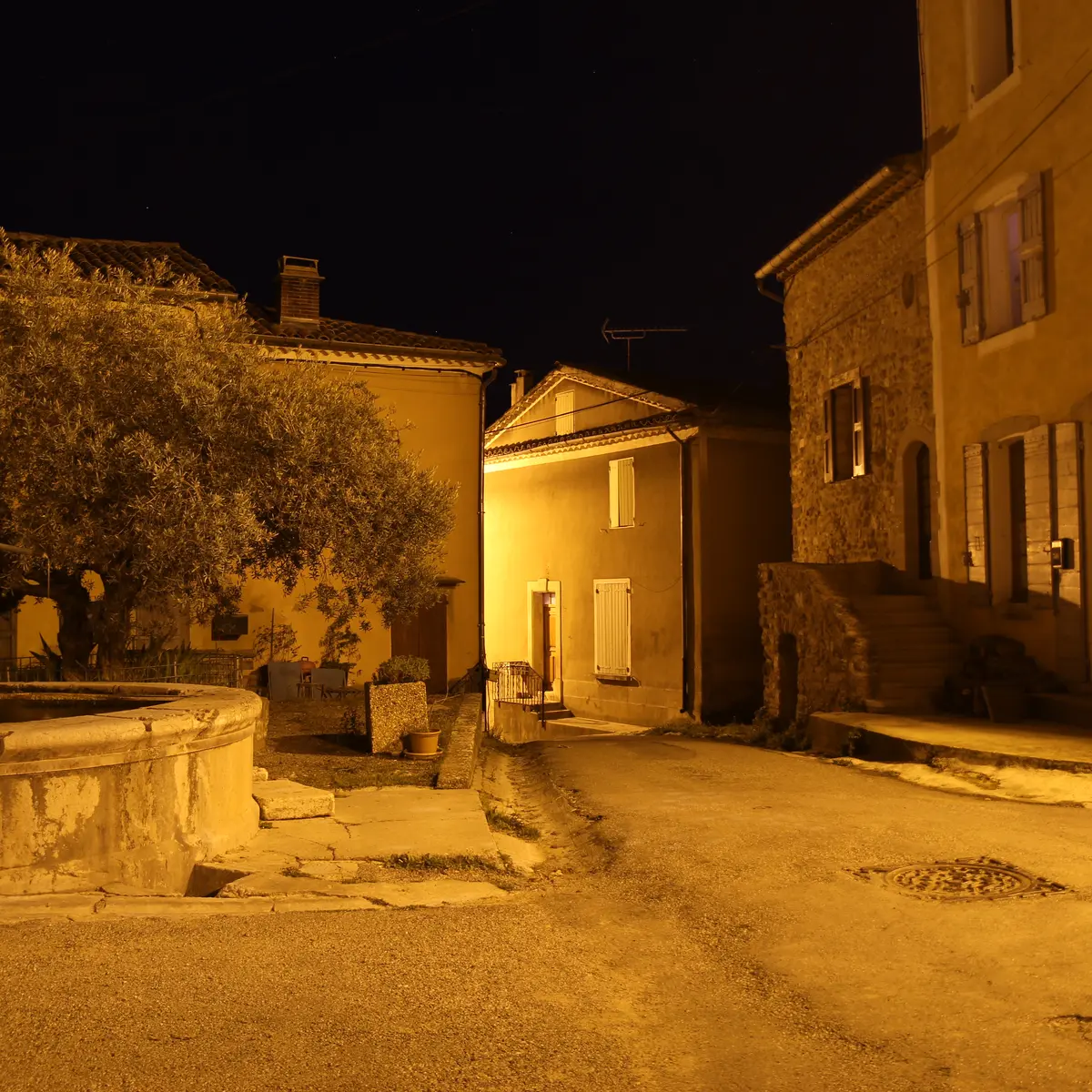 Le village de nuit