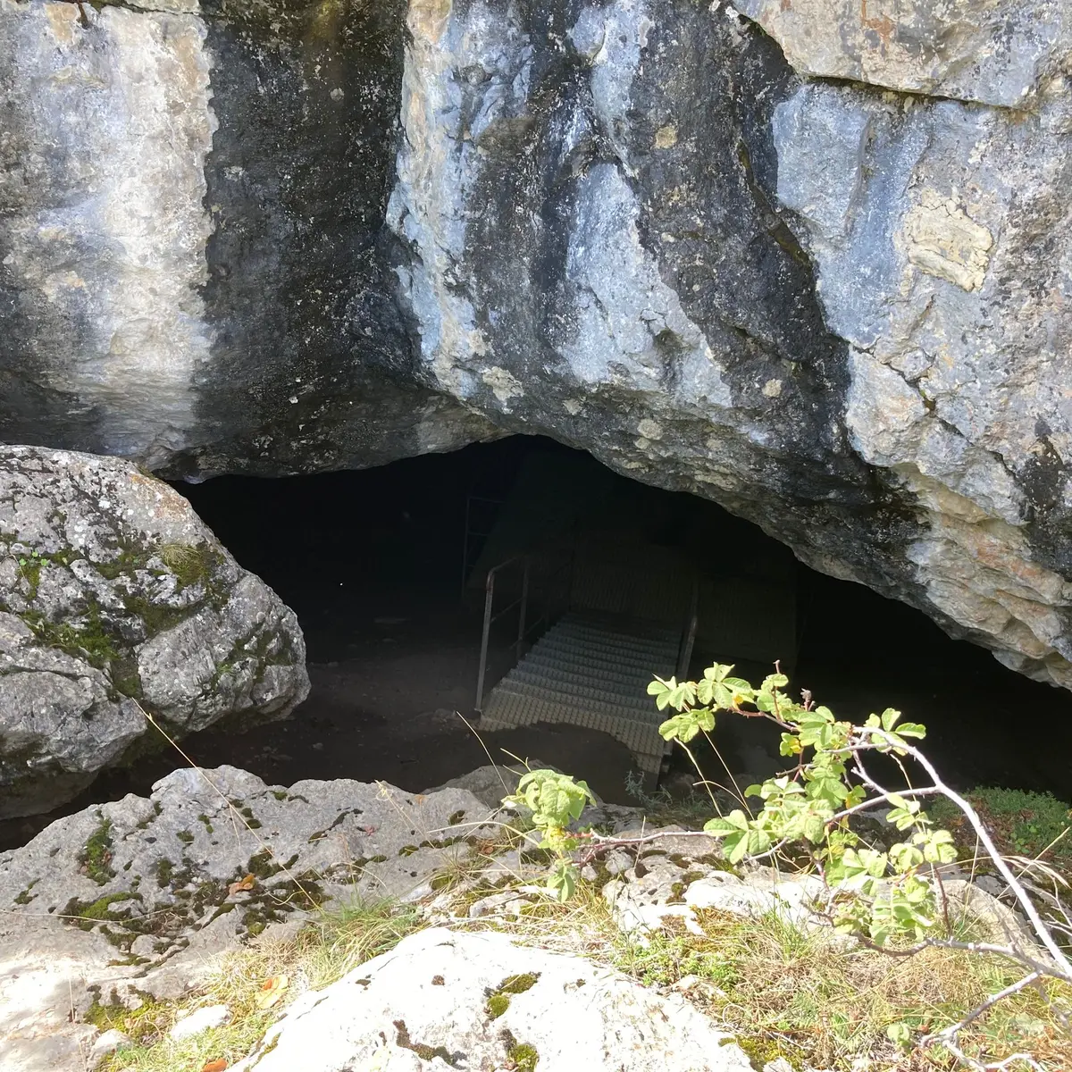 Entrée de la grotte Saint-Vincent